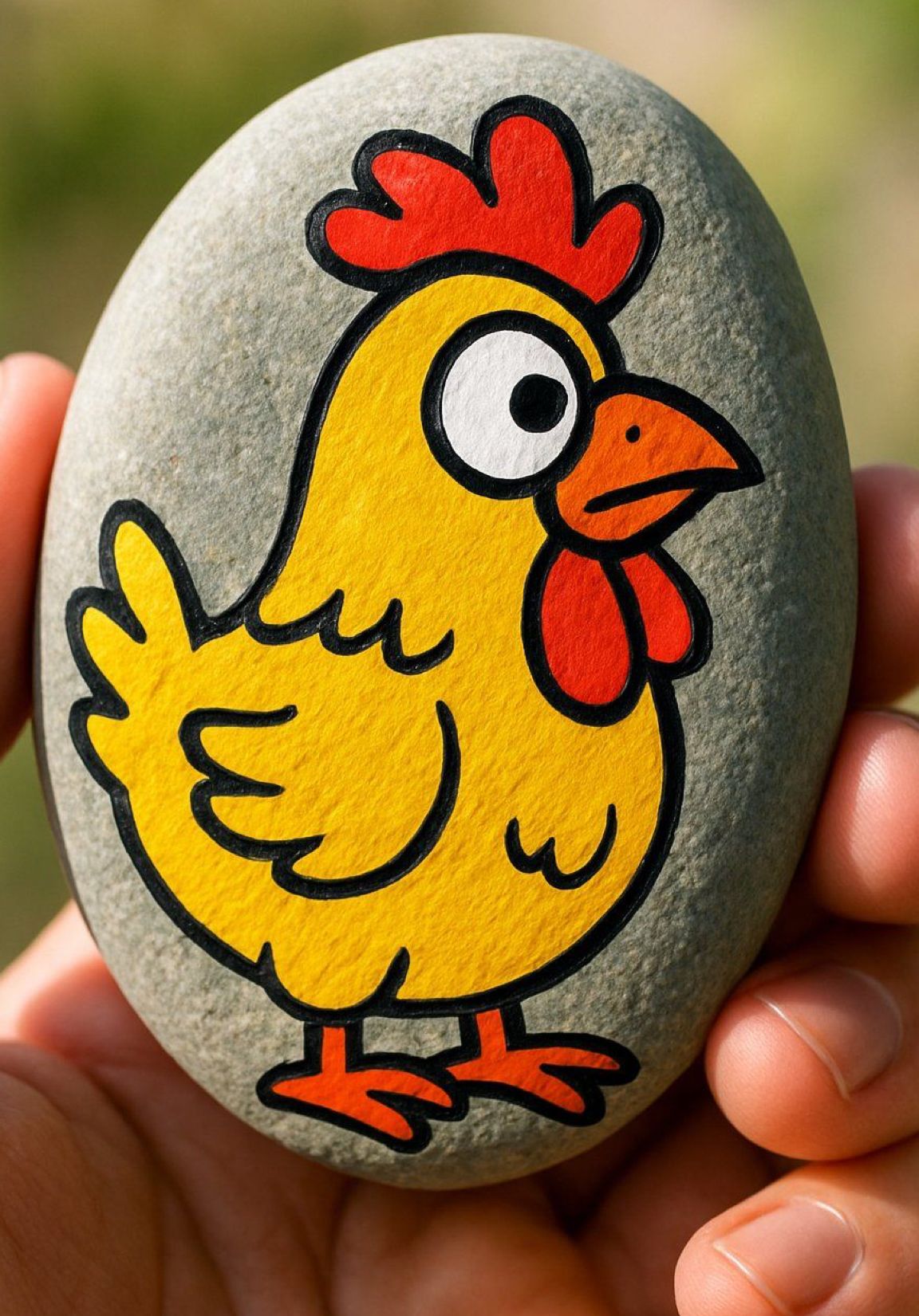 Painted Rock Chicken