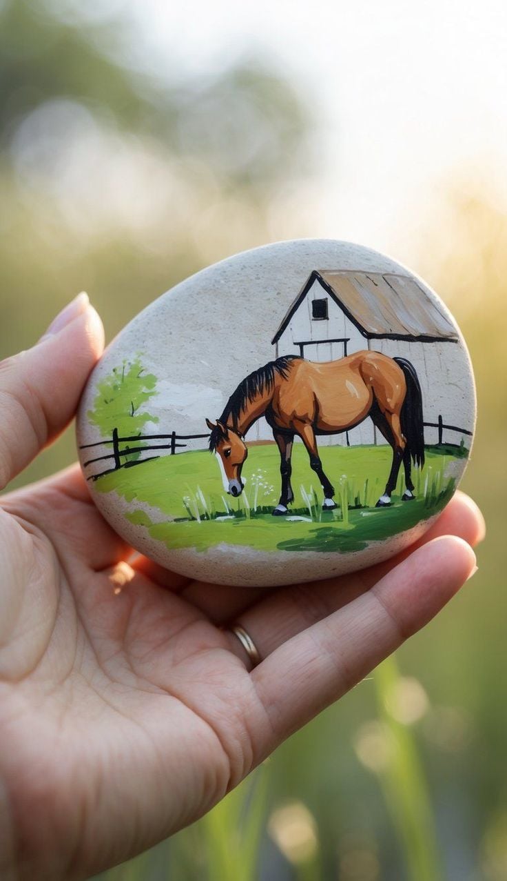 Painted Rock Horse