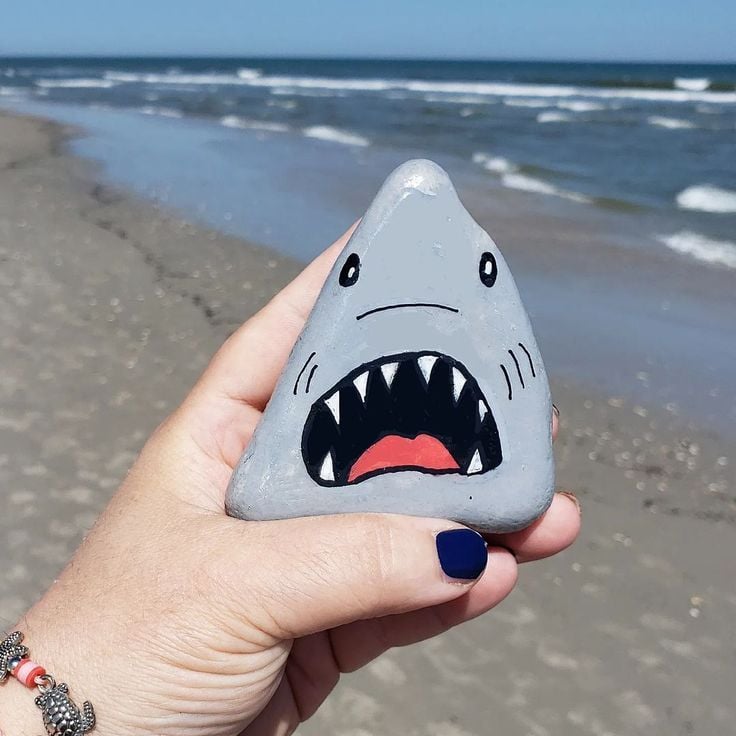 Painted Rock Shark
