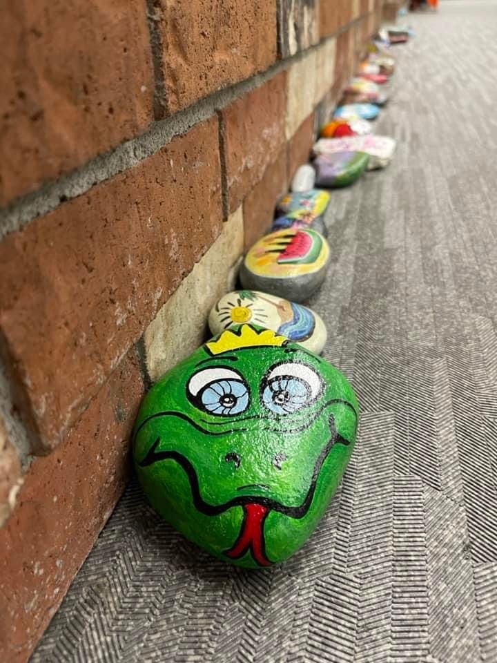 Painted Rock Snake