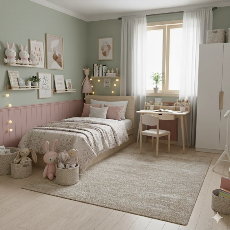 Pair Pink With Sage Green