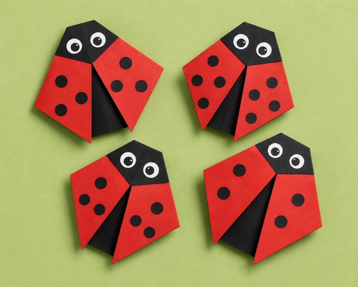 Paper Folding Ladybug 