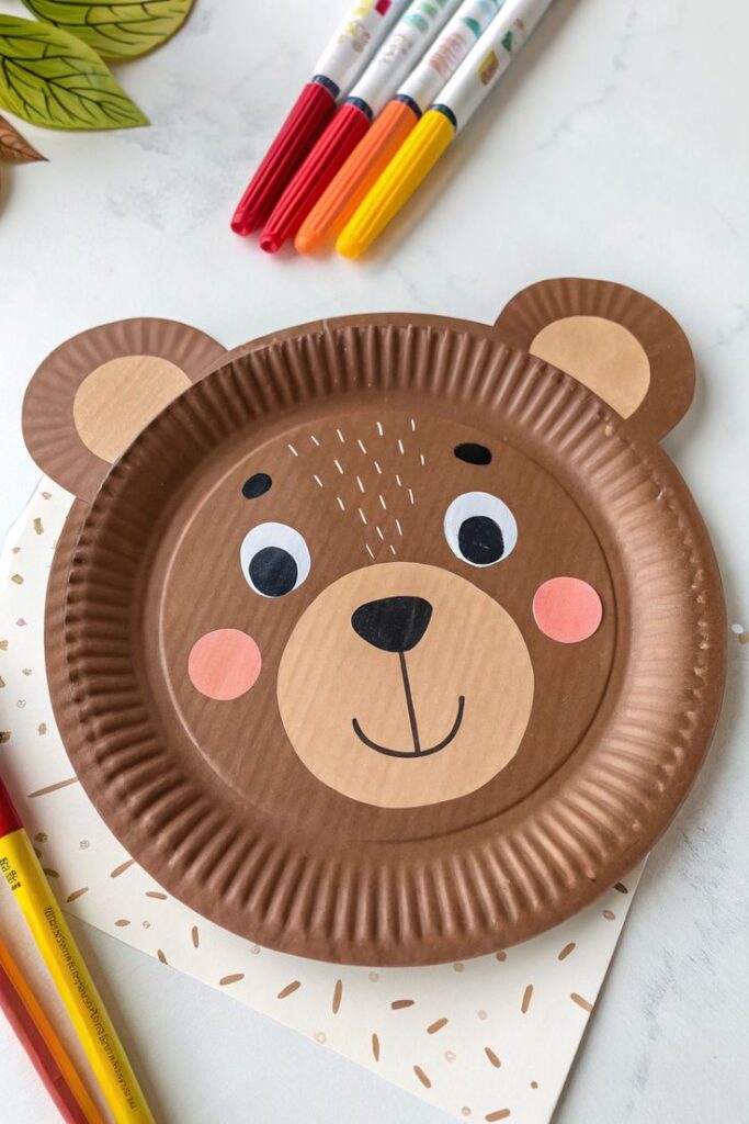 Paper Plate Animal Faces