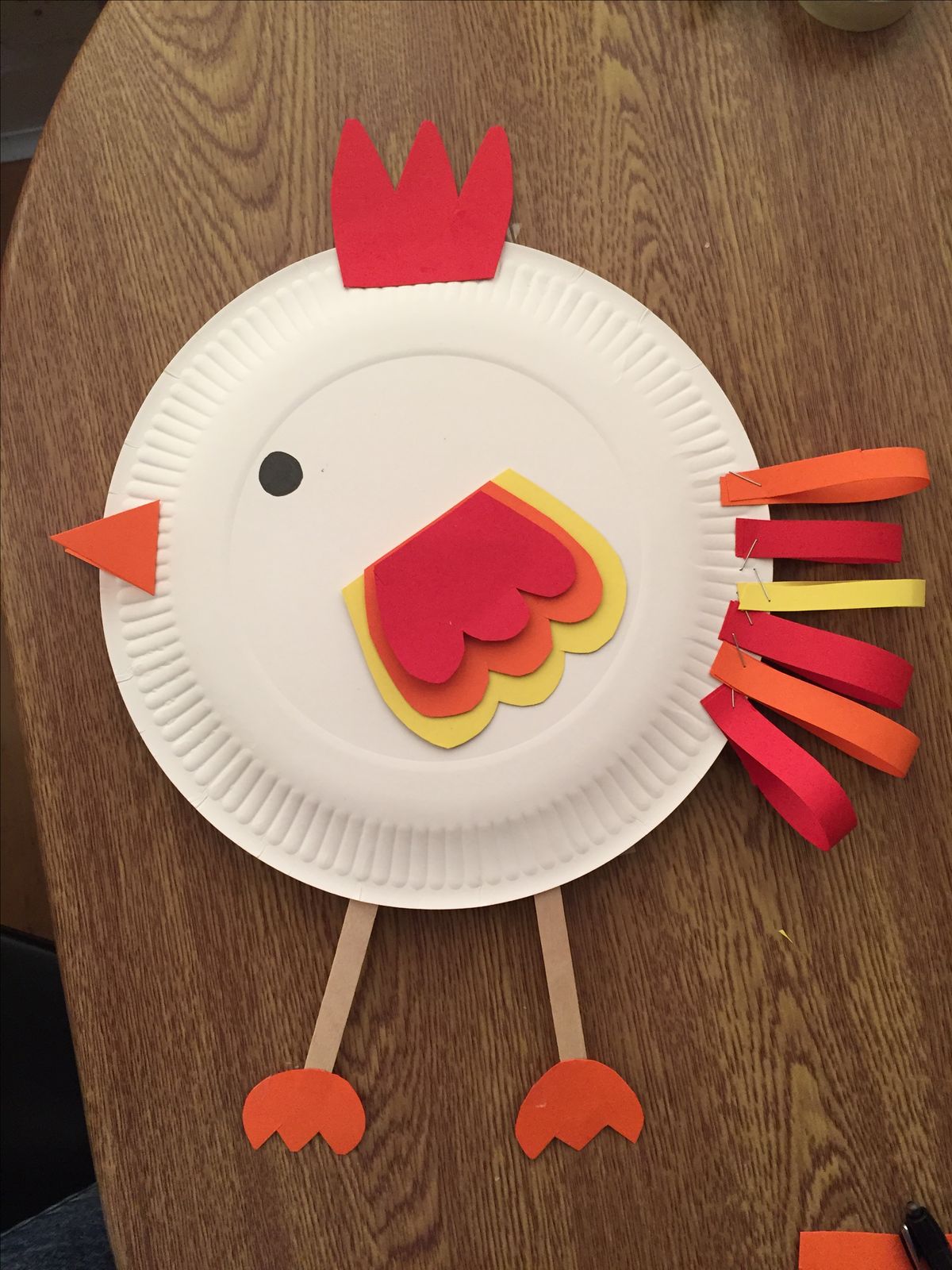 Paper Plate Chicken