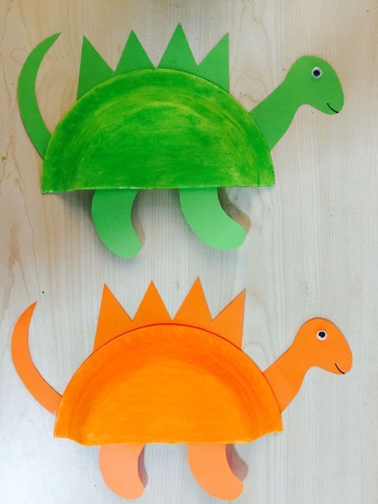  Paper Plate Dinosaur