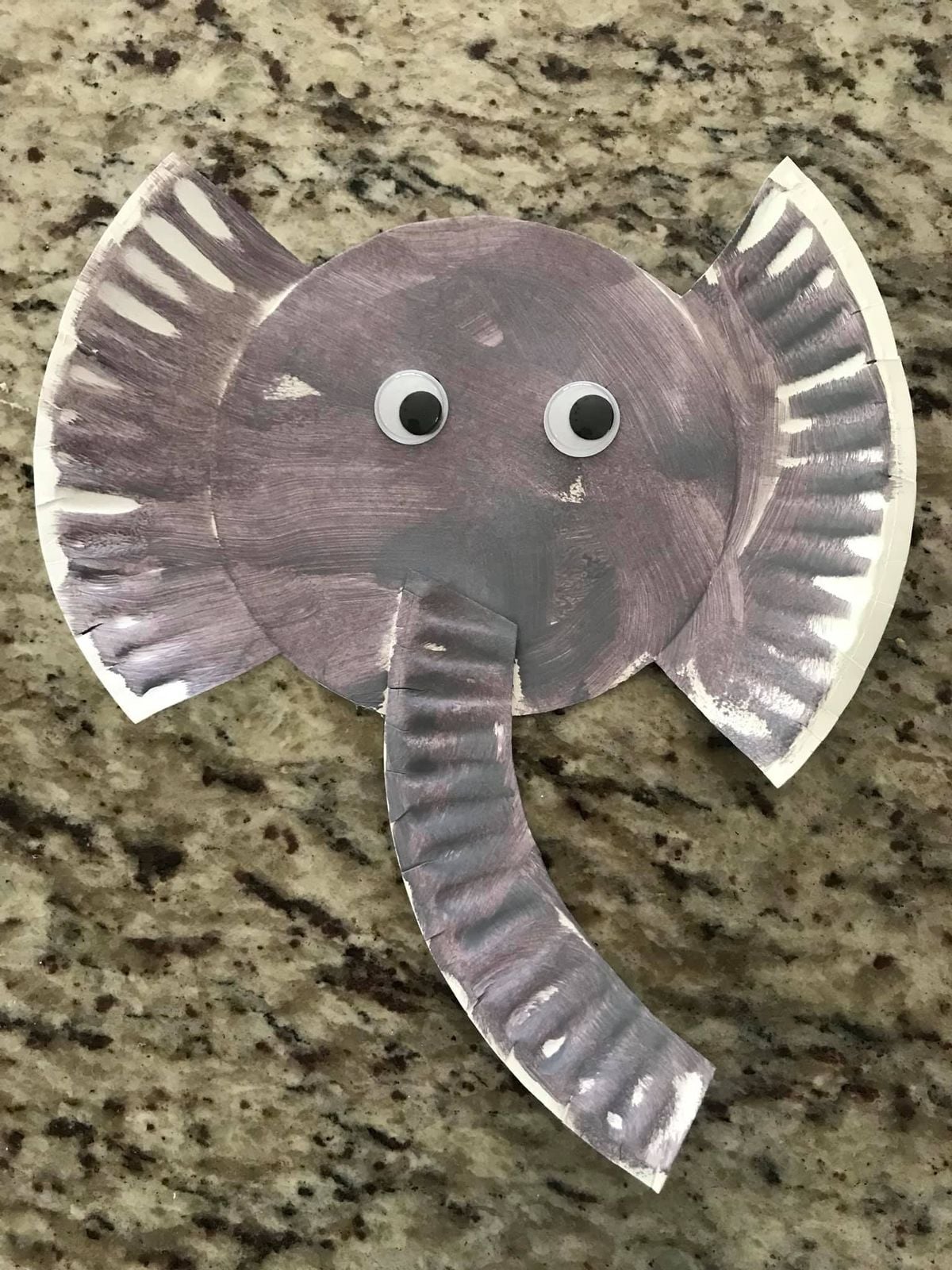 Paper Plate Elephant