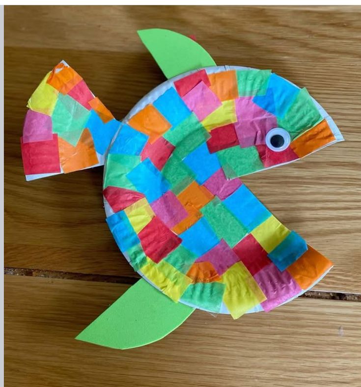 Paper Plate Fish Craft