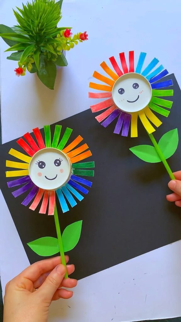 Paper Plate Flowers