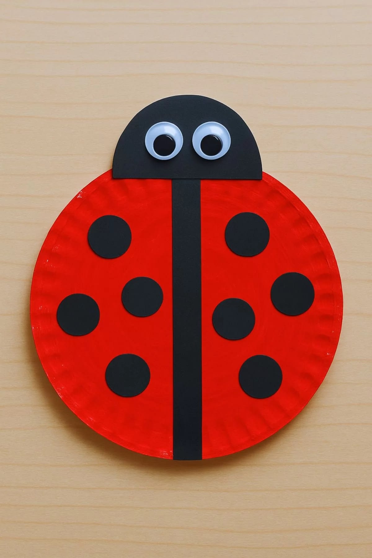 Paper Plate Ladybug