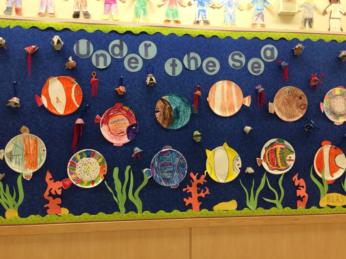 Paper Plate Octopus and Fish Scene