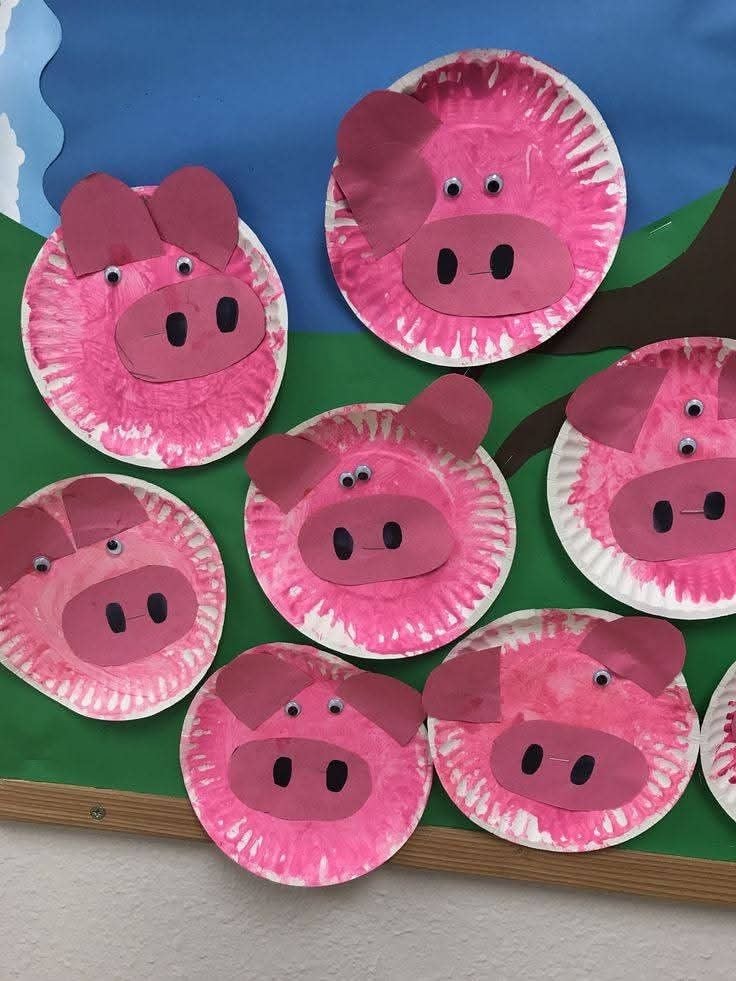  Paper Plate Pig
