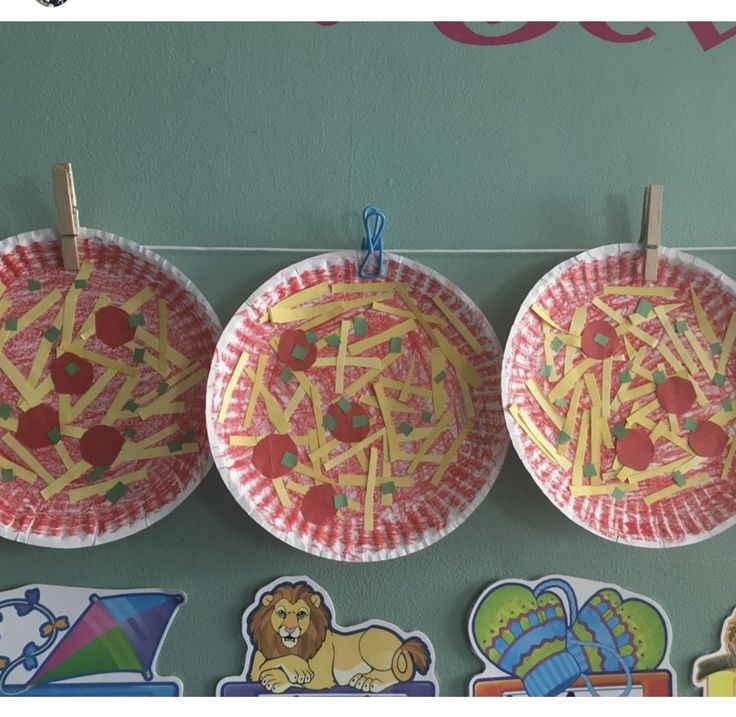 Paper Plate Pizza Craft