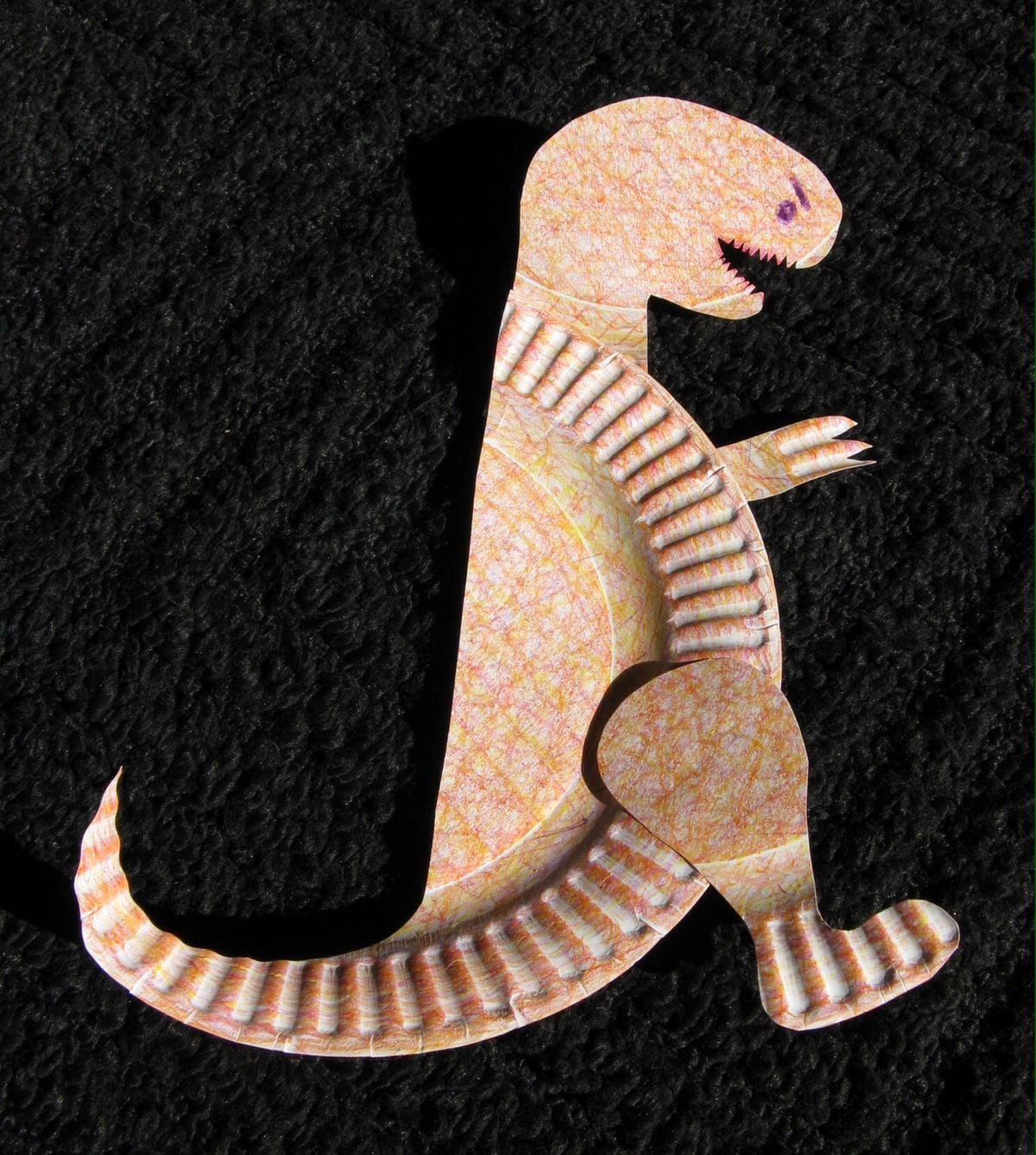 Paper Plate T-Rex