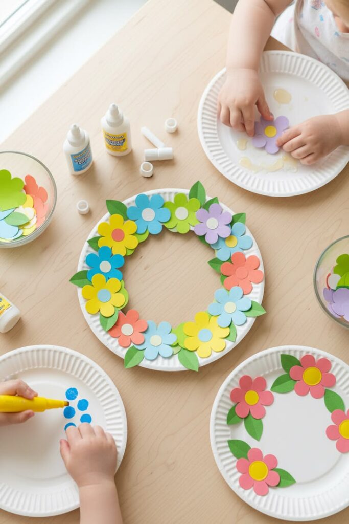 Paper Plate Wreath