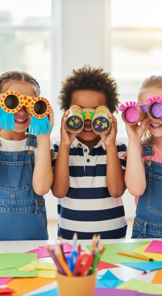 Toilet Paper Roll Binoculars