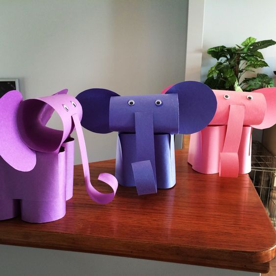  Paper Roll Elephant