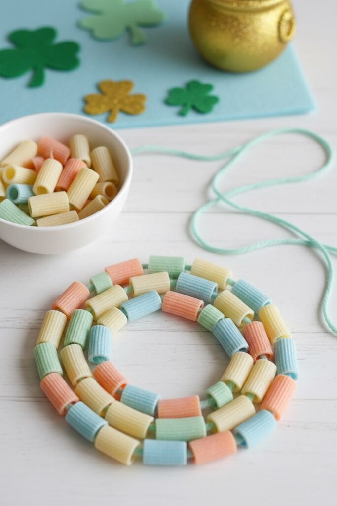  Pasta Necklace Craft