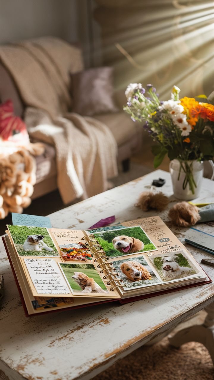 Paw Print Memory Book