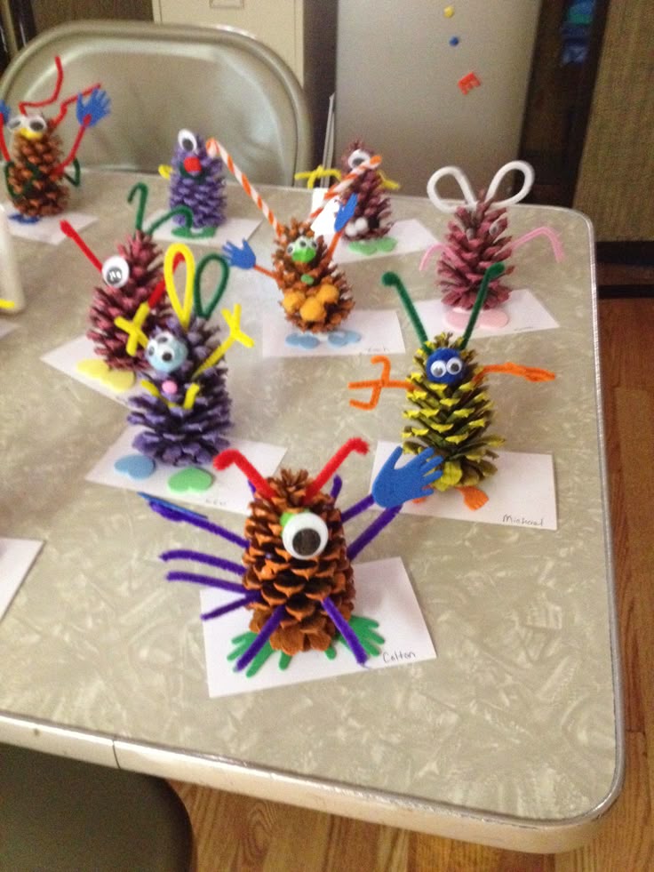 Pinecone Creatures
