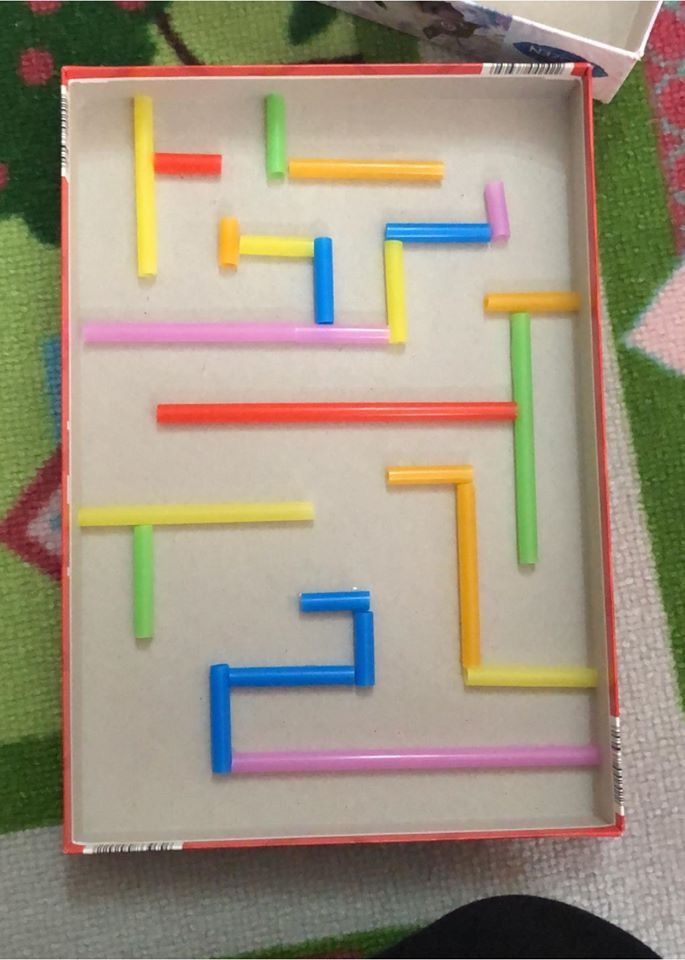 Pipe Cleaner Maze Game