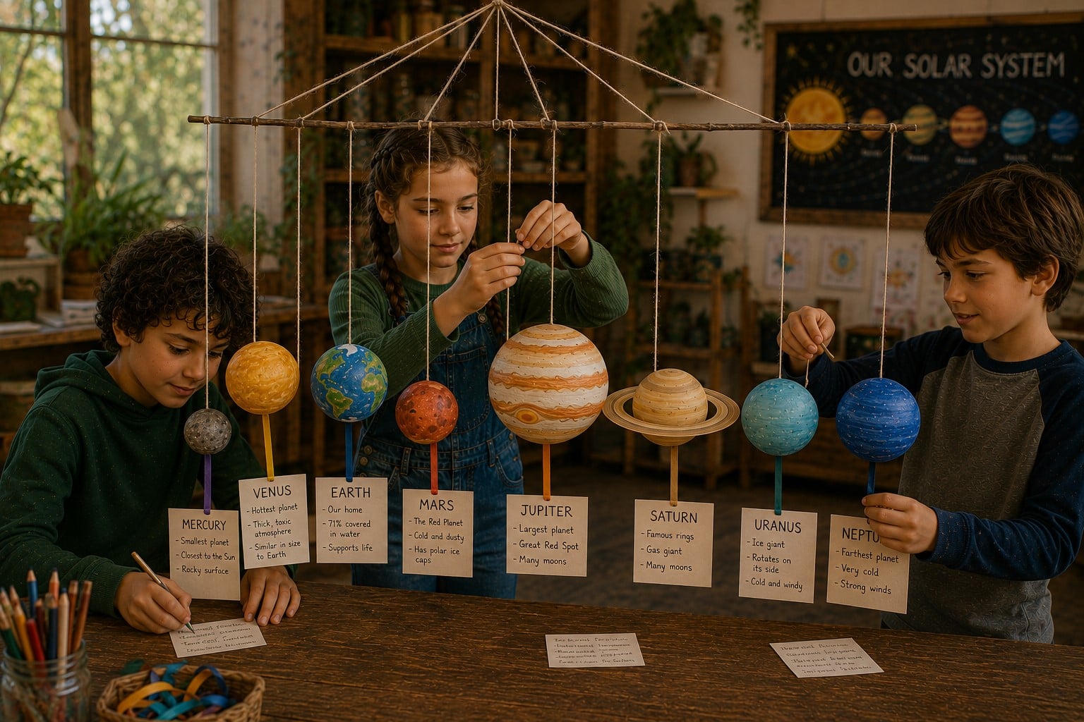 Planet Mobile With Facts