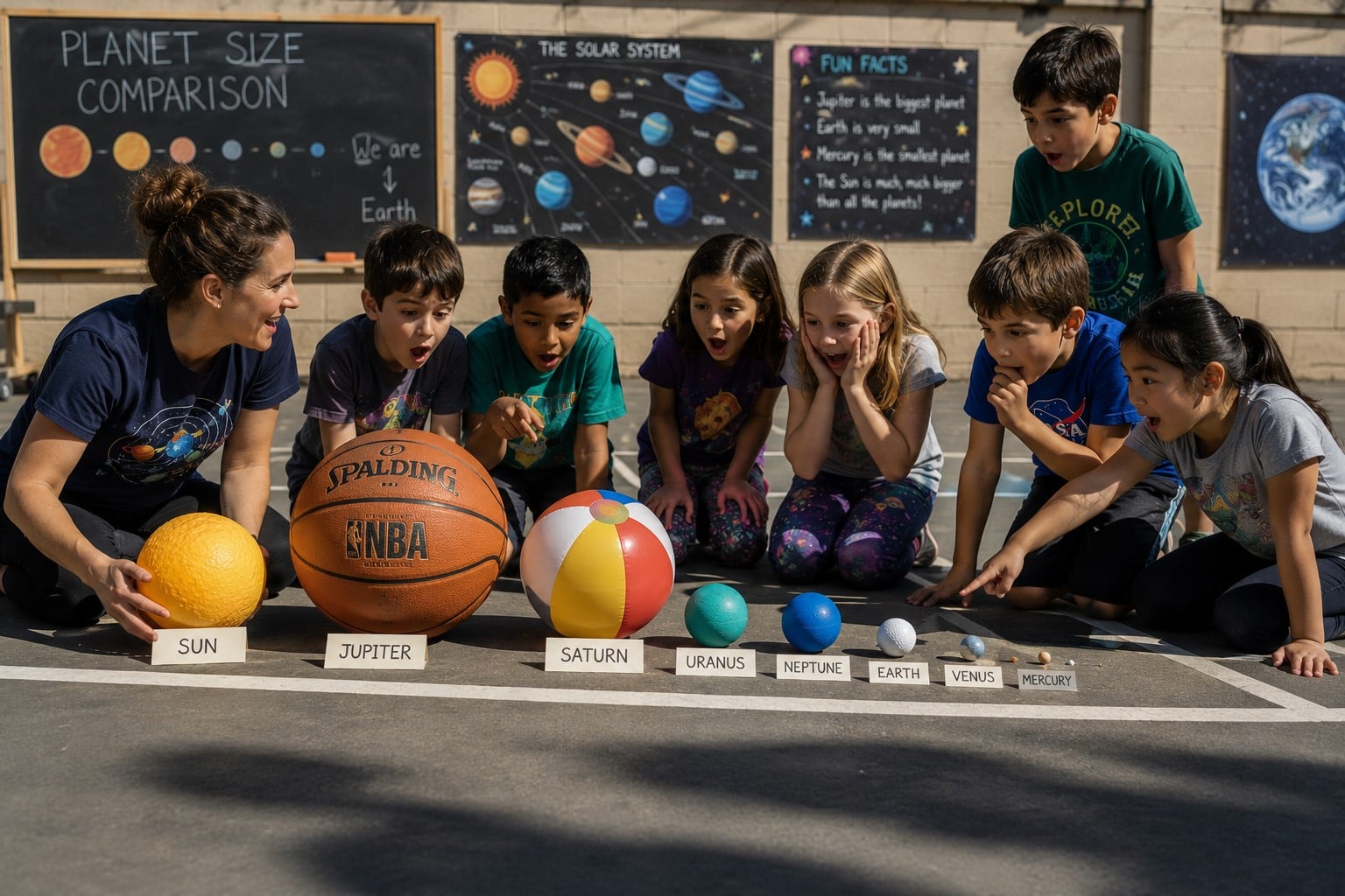Planet Size Comparison Activity