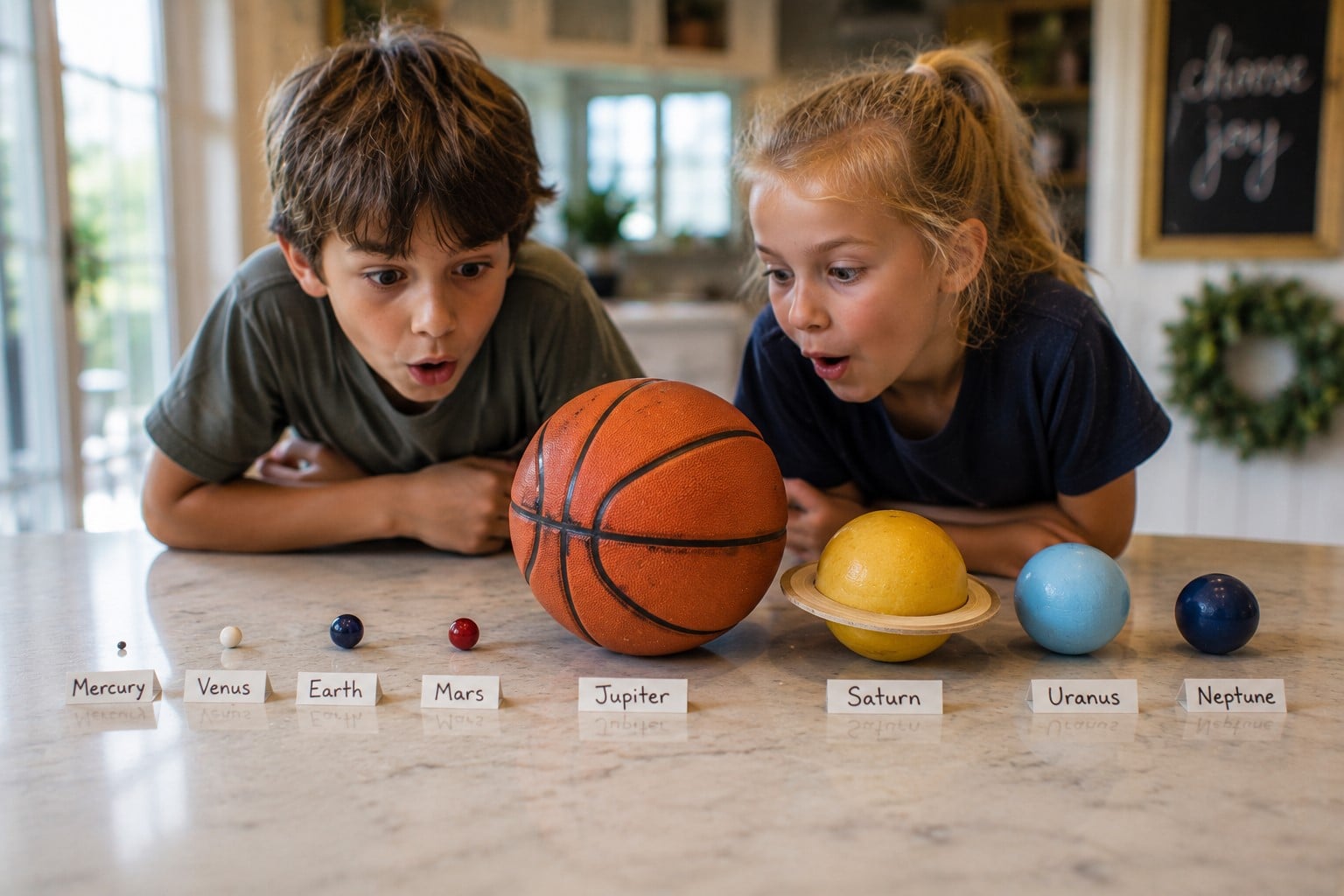 Planet Size Comparison Chart
