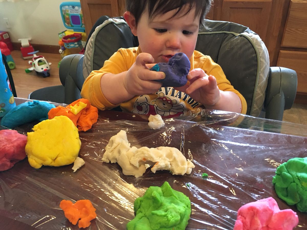 Playdough Making and Playing