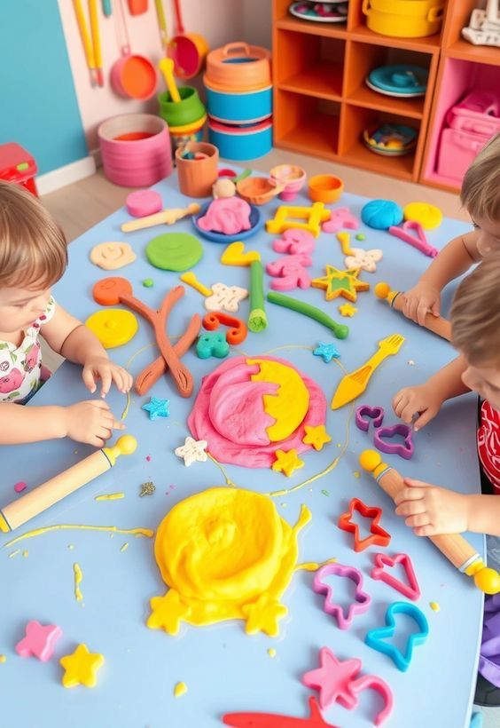 Playdough Shape Building