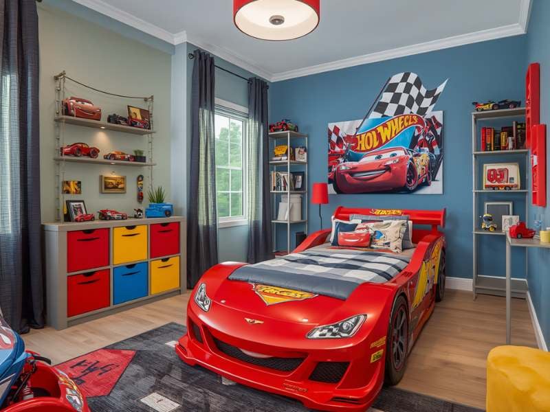 Race car bed