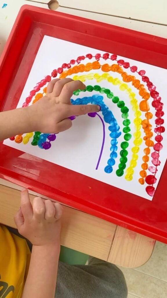 Finger Painting Fun
