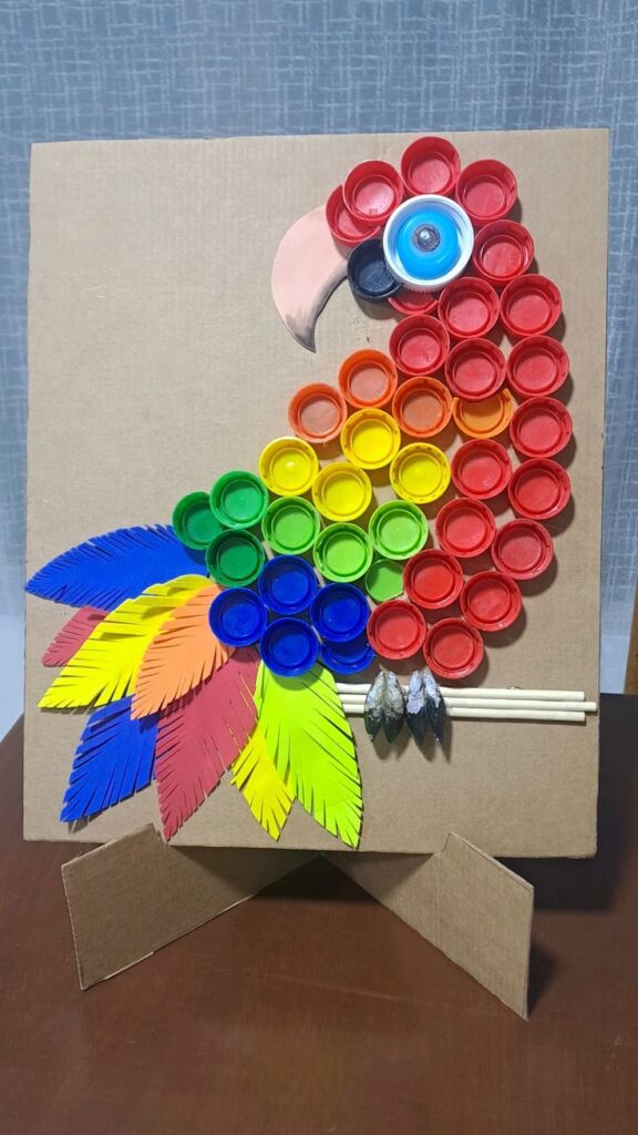 Recycled Material Collage
