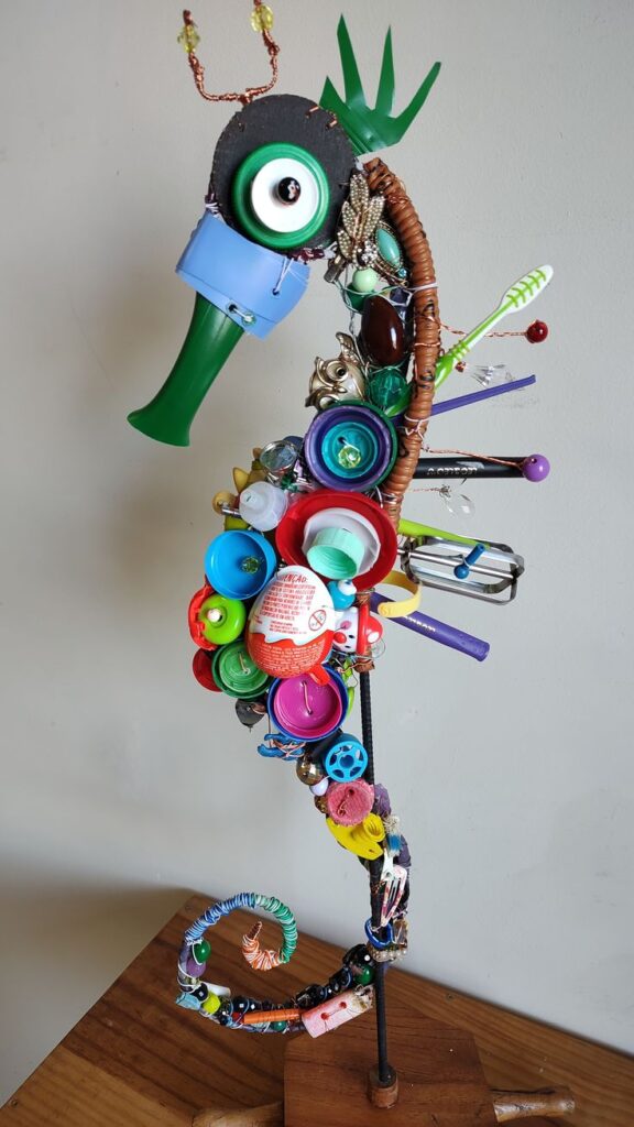 Recycled Material Sculpture