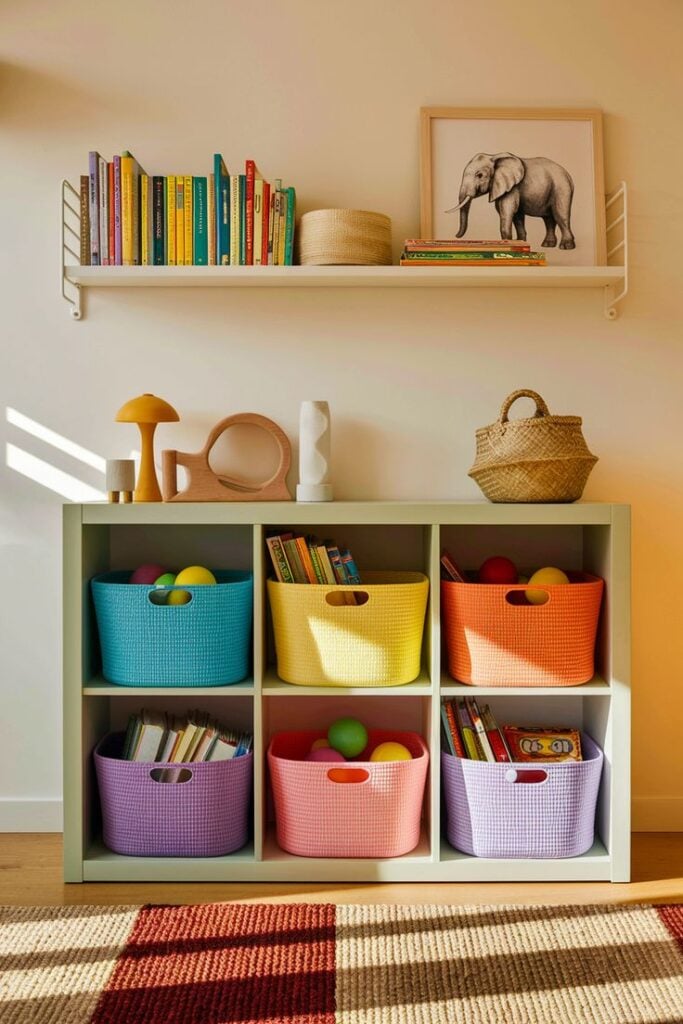  Refresh Storage with Decorative Baskets