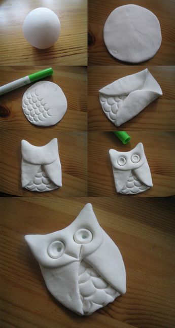 Salt Dough Owl