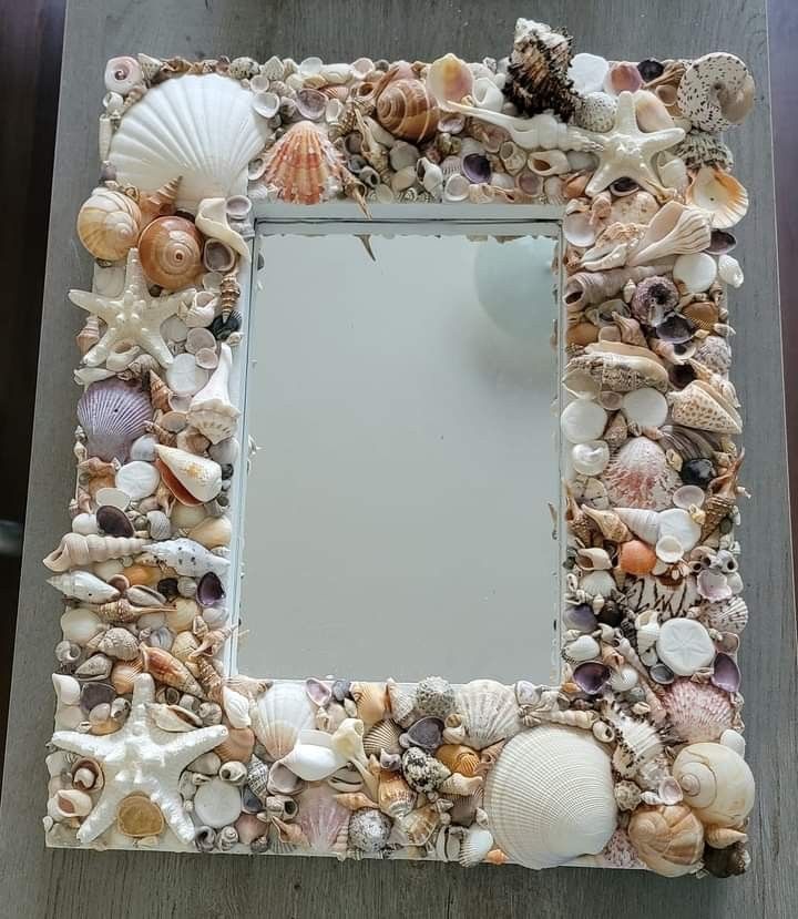 Seashell Picture Frame