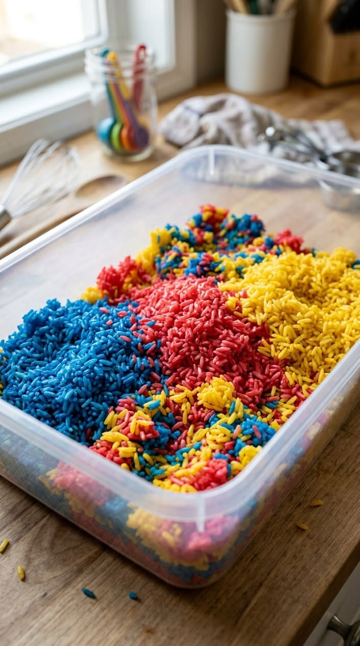 Sensory Rice Bin