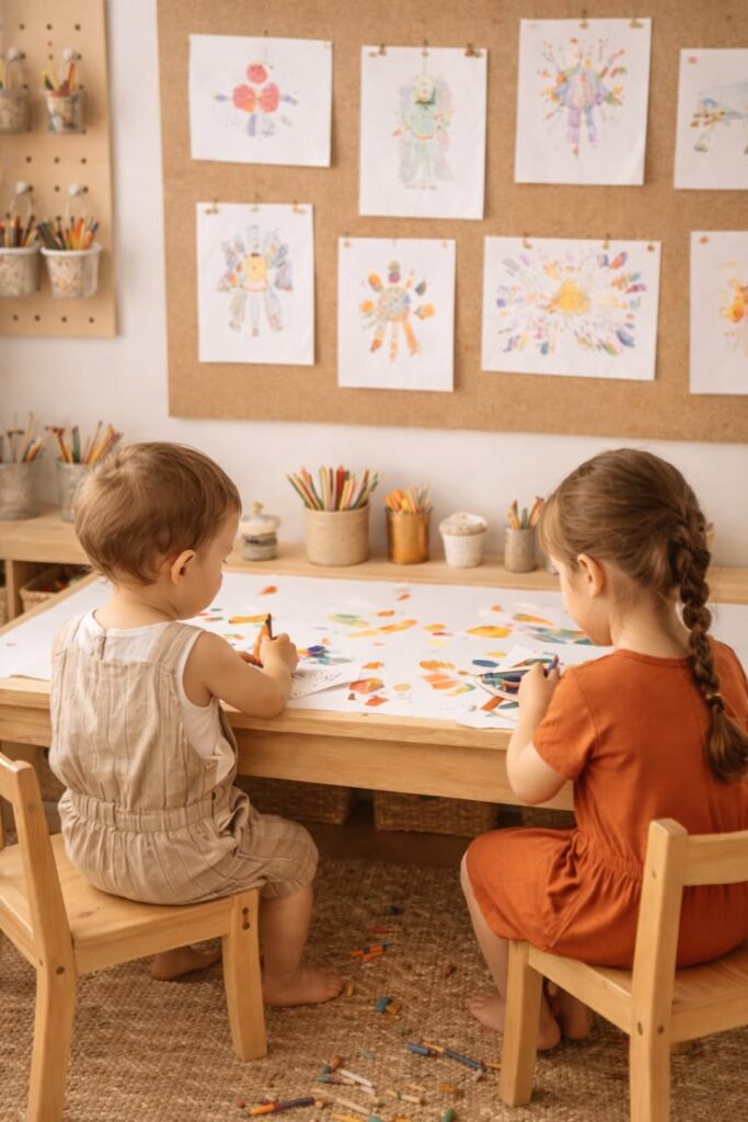 Create a Creative Art Station