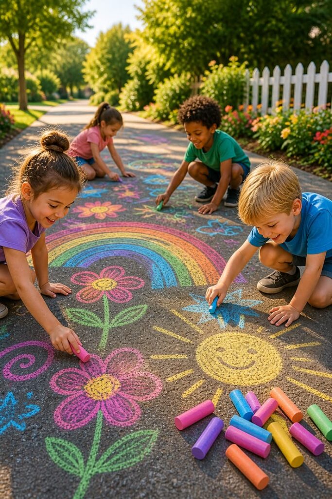 Sidewalk Chalk Games
