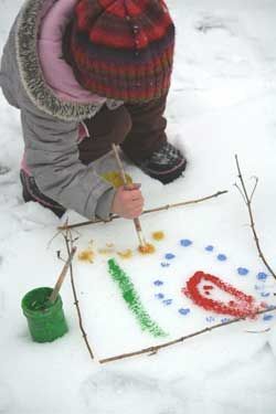  Snow Painting