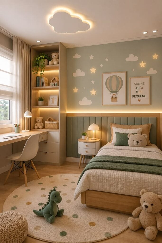 Soft Green Accents