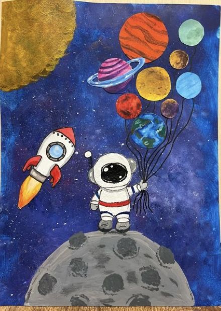 Space Rocket Scene