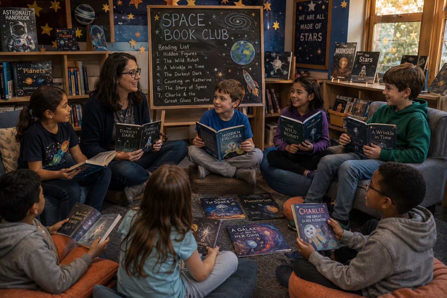 Space Themed Book Club
