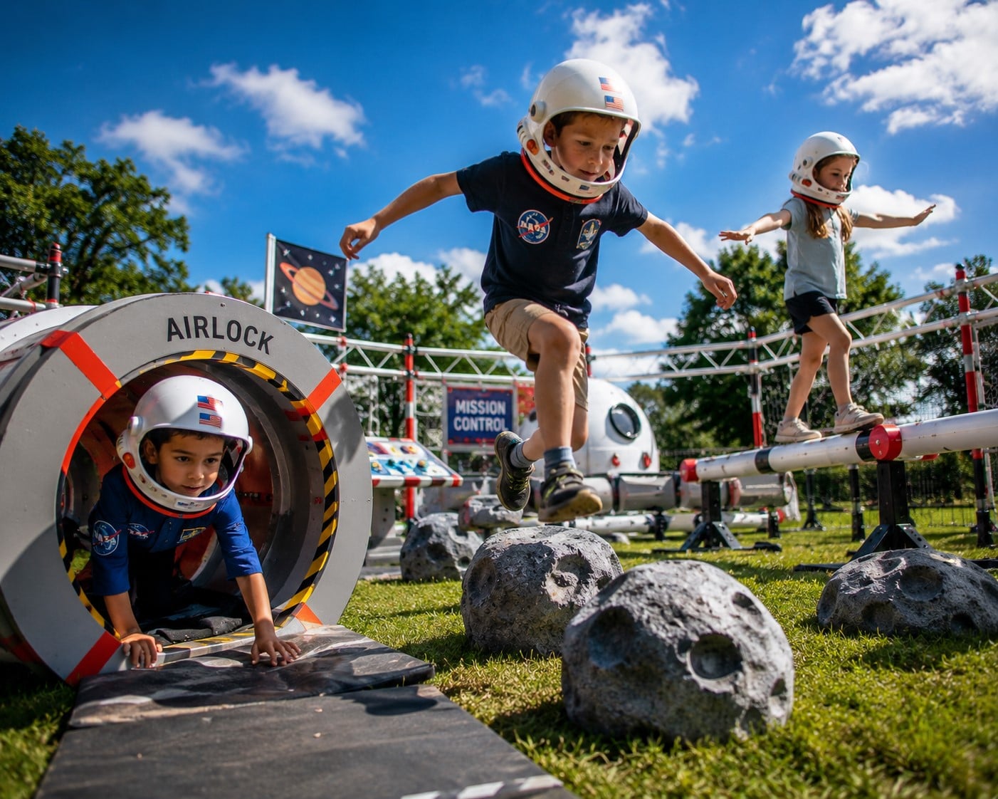 Space Themed Obstacle Course