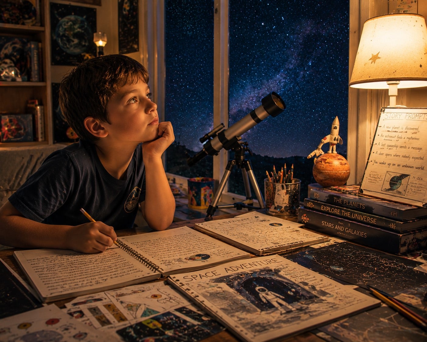 Space Themed Story Writing