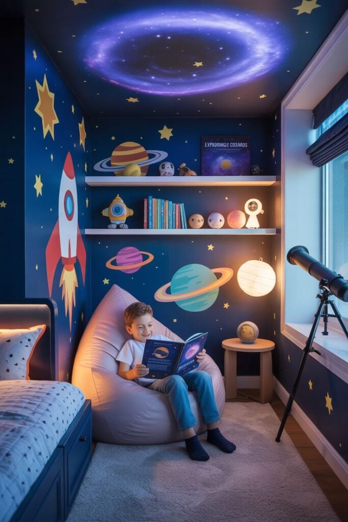 Space reading corner