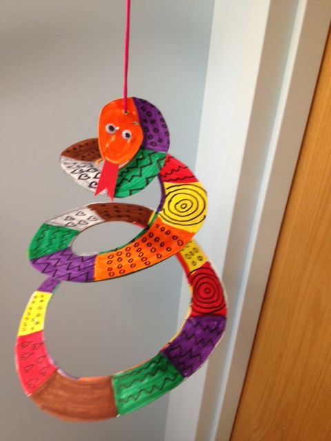 Spiral Paper Snake
