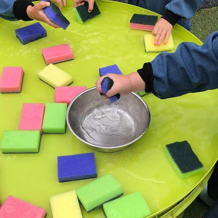 Sponge Water Transfer Activity