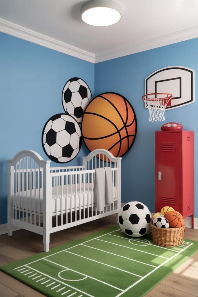 Sports-Inspired Nursery