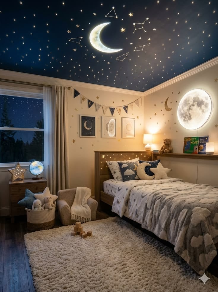 Statement Moon Wall
